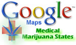 Google Medical Marijuana States Map