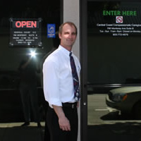 Charles Lynch at Dispensary in Morro Bay